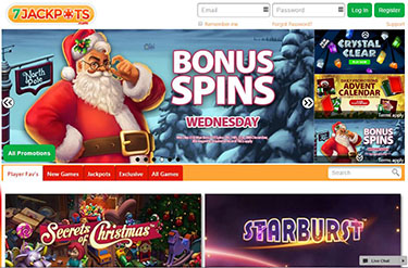 Skärmdump från Aristocrat casinot 7 Jackpots