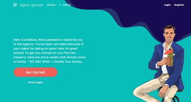 Skrmdump frn ELK Studios casinot Agent Spinner