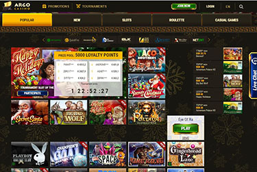 Skrmdump frn ELK Studios casinot Argo Casino
