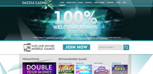 Skrmdump frn ELK Studios casinot Dazzle Casino