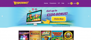 Skärmdump från Aristocrat casinot Kerching