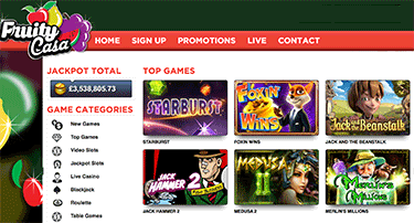 Fruity Casa Populära Spel