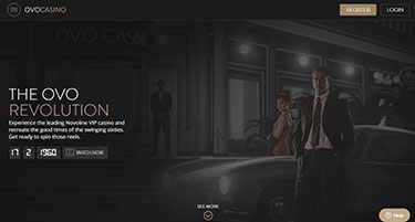 Skärmdump från NetEnt casinot Ovo Casino