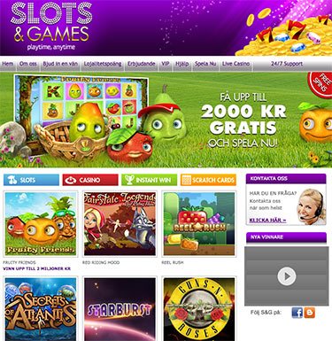 Slots and Games spel