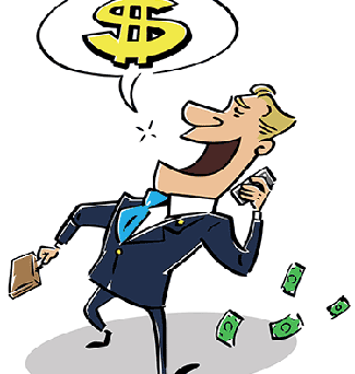 highroller som strör pengar