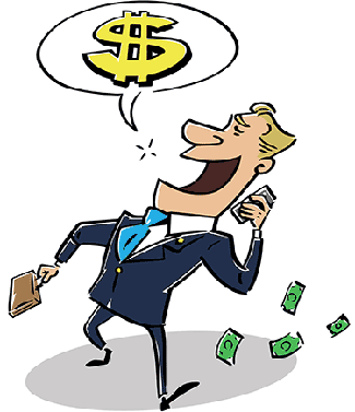 highroller som strör pengar