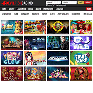Devilfish Casino Screenshot