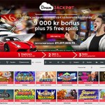 Dream Jackpot hemsida