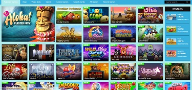 Hey Spin Casino's spelutbud