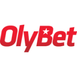 Oly Bet Vit Logo med röd text
