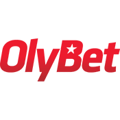 Oly Bet Vit Logo med röd text