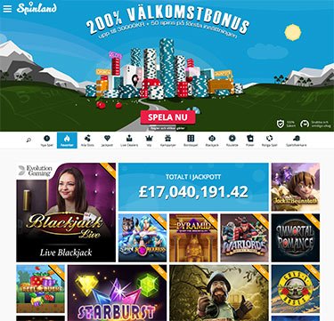 Spinland Hemsida på svenska