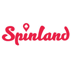 Spinland - röd logo